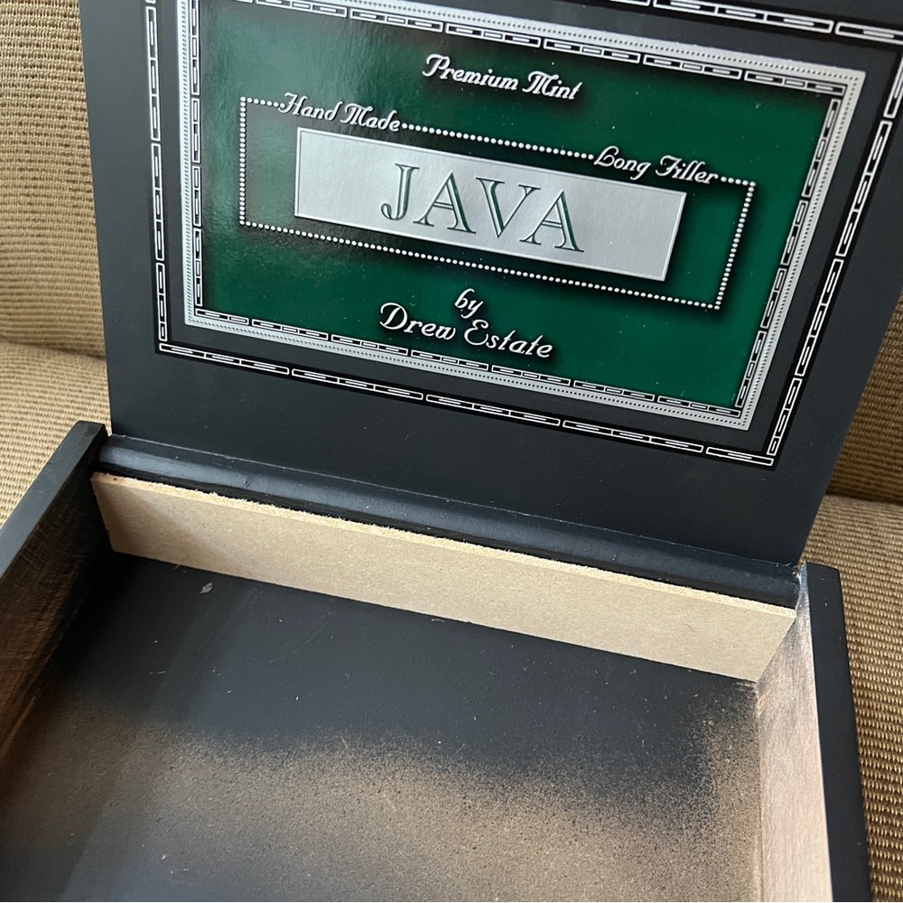 Java by Drew Estate Empty Cigar Box – Java Toro Mint - Picture 4 of 4
